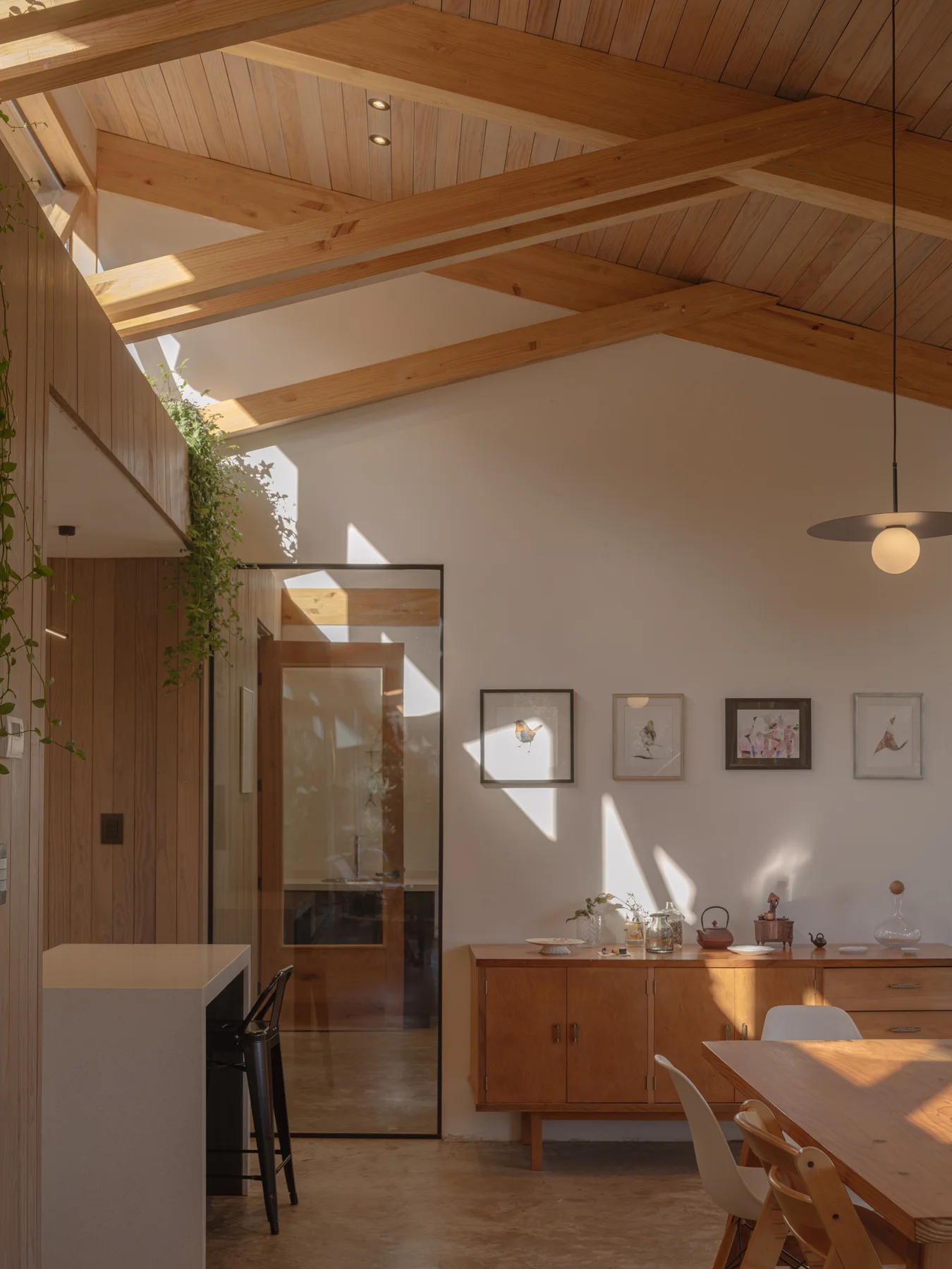 The Arboreto House / Camila Pineda Arquitectura - Interior Photography, Wood, Lighting