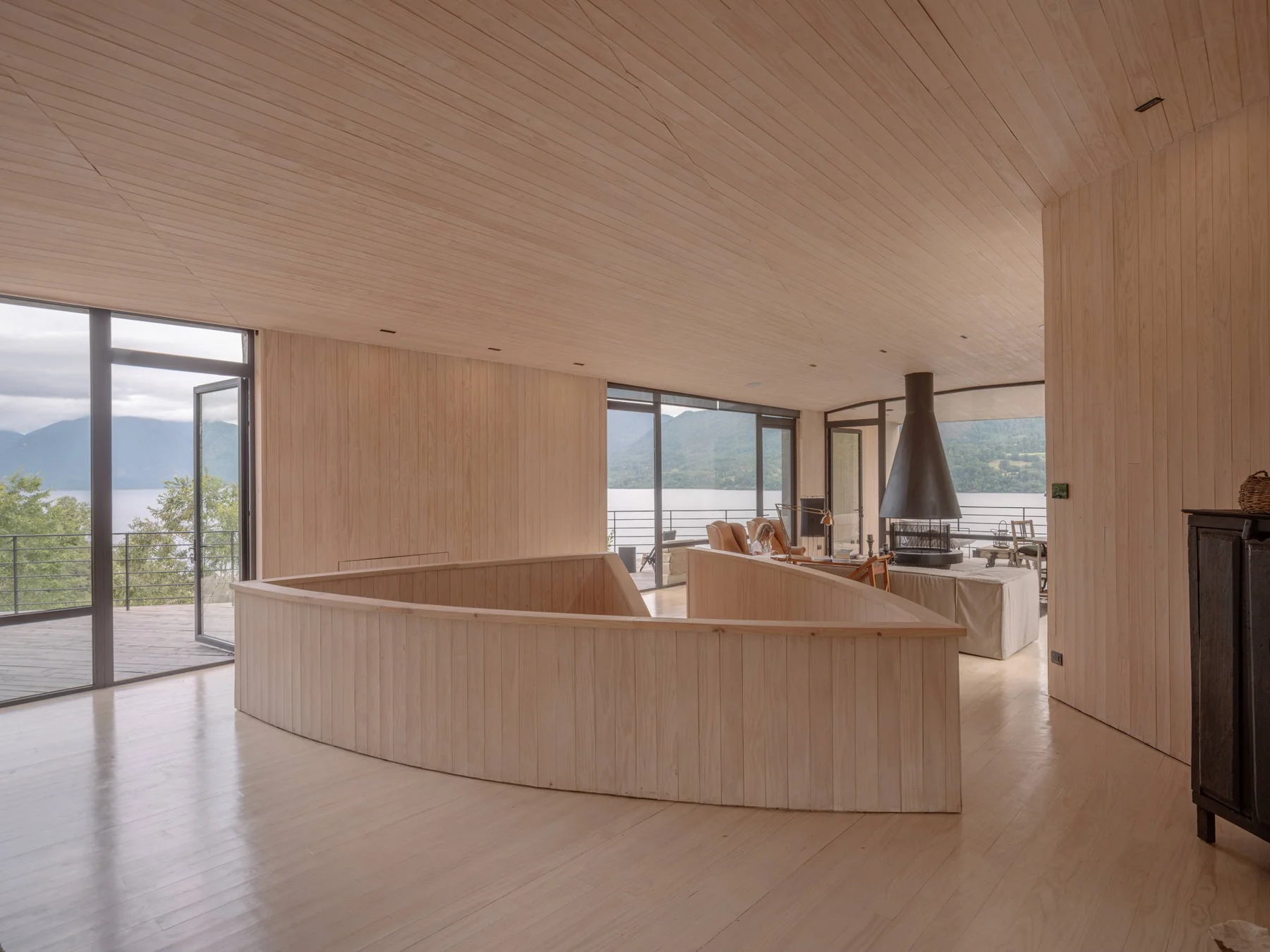 PYR House / Cazú Zegers - Interior Photography, Kitchen, Wood, Balcony, Deck